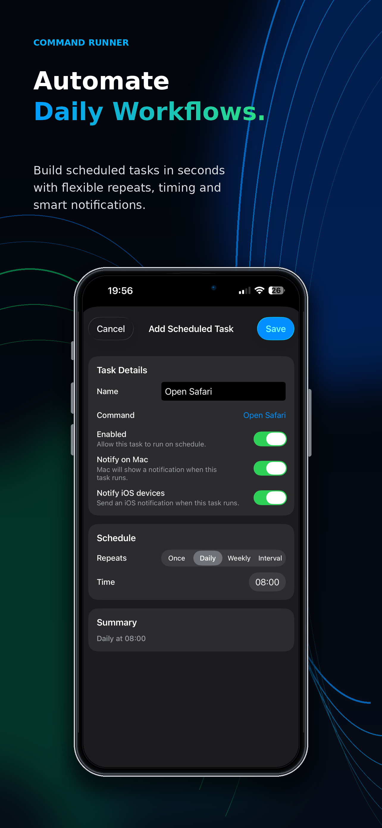 Create a scheduled task